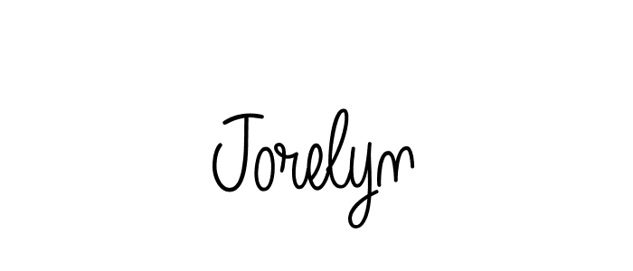 Best and Professional Signature Style for Jorelyn. Angelique-Rose-font-FFP Best Signature Style Collection. Jorelyn signature style 5 images and pictures png