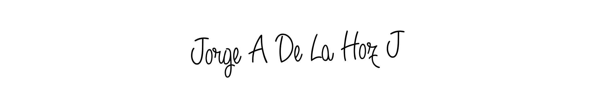 Once you've used our free online signature maker to create your best signature Angelique-Rose-font-FFP style, it's time to enjoy all of the benefits that Jorge A De La Hoz J name signing documents. Jorge A De La Hoz J signature style 5 images and pictures png