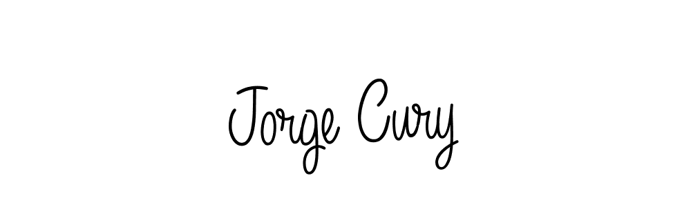 The best way (Angelique-Rose-font-FFP) to make a short signature is to pick only two or three words in your name. The name Jorge Cury include a total of six letters. For converting this name. Jorge Cury signature style 5 images and pictures png