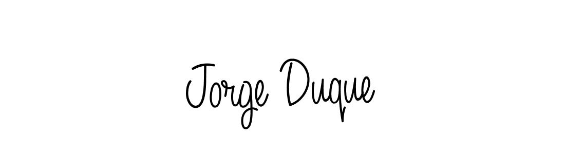 It looks lik you need a new signature style for name Jorge Duque. Design unique handwritten (Angelique-Rose-font-FFP) signature with our free signature maker in just a few clicks. Jorge Duque signature style 5 images and pictures png