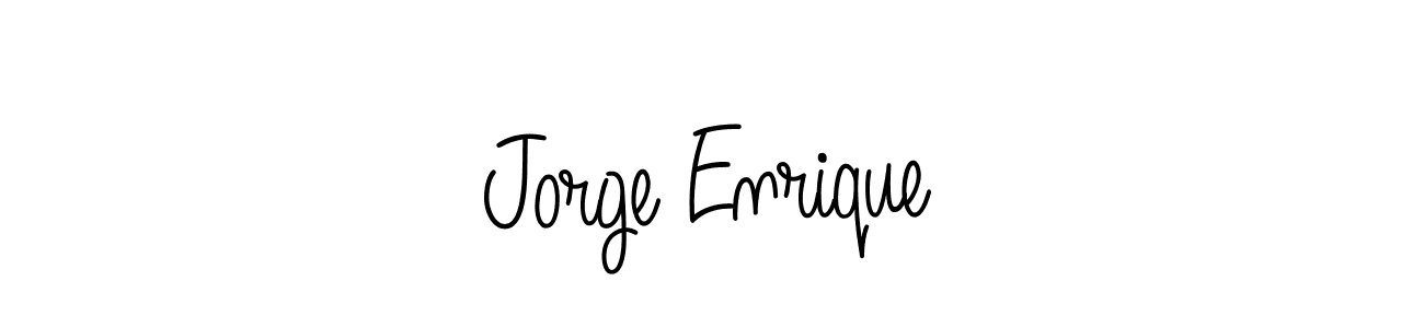 Make a beautiful signature design for name Jorge Enrique. Use this online signature maker to create a handwritten signature for free. Jorge Enrique signature style 5 images and pictures png