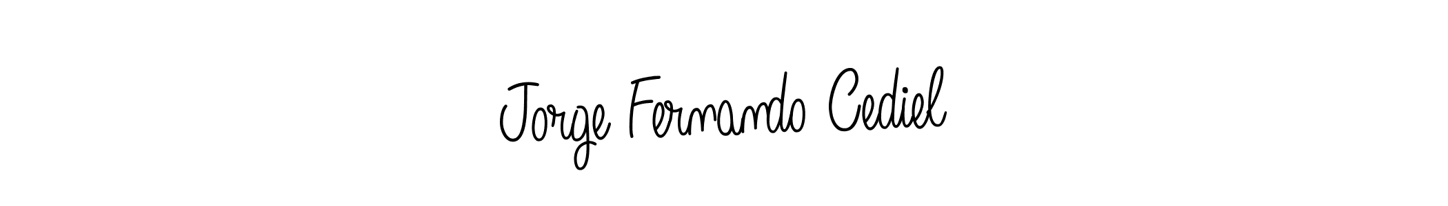 You can use this online signature creator to create a handwritten signature for the name Jorge Fernando Cediel. This is the best online autograph maker. Jorge Fernando Cediel signature style 5 images and pictures png