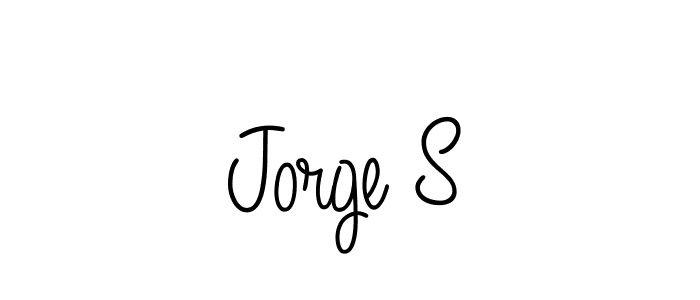 Also we have Jorge S name is the best signature style. Create professional handwritten signature collection using Angelique-Rose-font-FFP autograph style. Jorge S signature style 5 images and pictures png