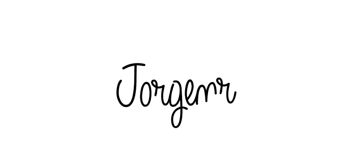 You should practise on your own different ways (Angelique-Rose-font-FFP) to write your name (Jorgenr) in signature. don't let someone else do it for you. Jorgenr signature style 5 images and pictures png