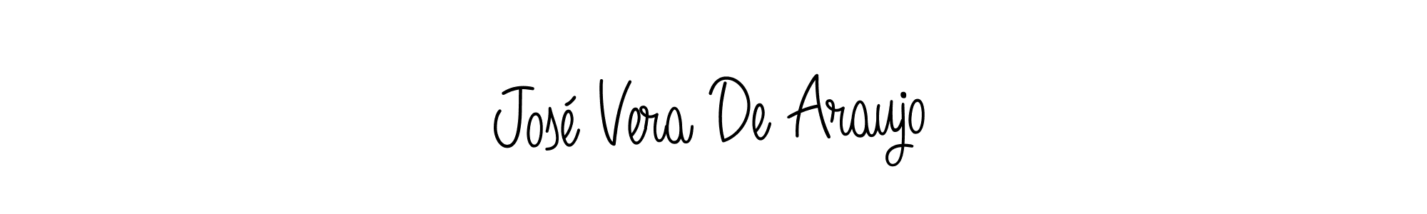 Check out images of Autograph of José Vera De Araujo name. Actor José Vera De Araujo Signature Style. Angelique-Rose-font-FFP is a professional sign style online. José Vera De Araujo signature style 5 images and pictures png