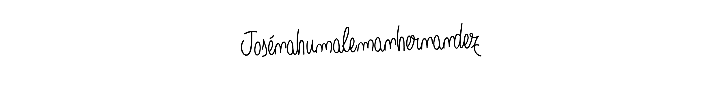 if you are searching for the best signature style for your name Josénahumalemanhernandez. so please give up your signature search. here we have designed multiple signature styles  using Angelique-Rose-font-FFP. Josénahumalemanhernandez signature style 5 images and pictures png