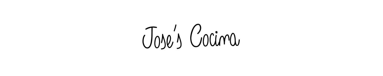 Make a beautiful signature design for name Jose’s Cocina. With this signature (Angelique-Rose-font-FFP) style, you can create a handwritten signature for free. Jose’s Cocina signature style 5 images and pictures png
