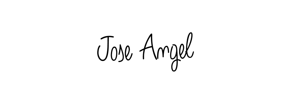 Design your own signature with our free online signature maker. With this signature software, you can create a handwritten (Angelique-Rose-font-FFP) signature for name Jose Angel. Jose Angel signature style 5 images and pictures png