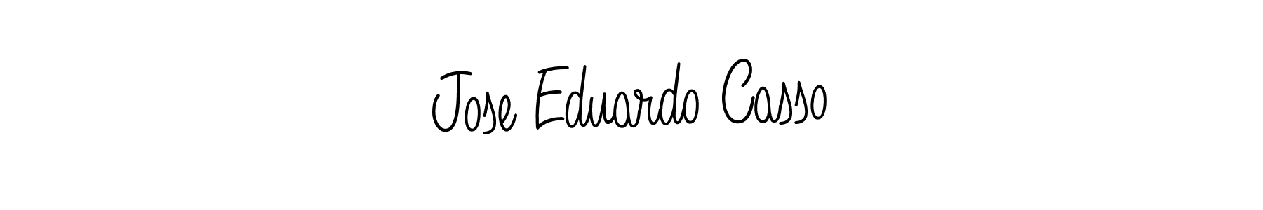 How to make Jose Eduardo Casso name signature. Use Angelique-Rose-font-FFP style for creating short signs online. This is the latest handwritten sign. Jose Eduardo Casso signature style 5 images and pictures png