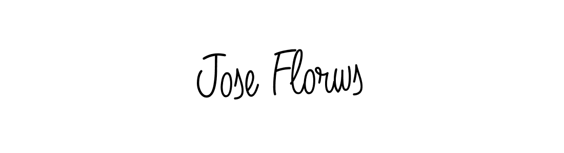 Create a beautiful signature design for name Jose Florws. With this signature (Angelique-Rose-font-FFP) fonts, you can make a handwritten signature for free. Jose Florws signature style 5 images and pictures png
