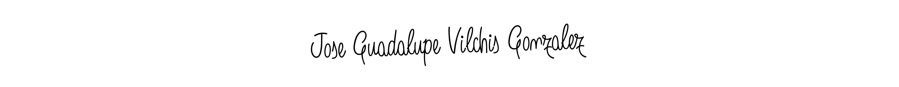 How to Draw Jose Guadalupe Vilchis Gonzalez signature style? Angelique-Rose-font-FFP is a latest design signature styles for name Jose Guadalupe Vilchis Gonzalez. Jose Guadalupe Vilchis Gonzalez signature style 5 images and pictures png