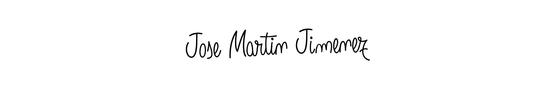 The best way (Angelique-Rose-font-FFP) to make a short signature is to pick only two or three words in your name. The name Jose Martin Jimenez include a total of six letters. For converting this name. Jose Martin Jimenez signature style 5 images and pictures png