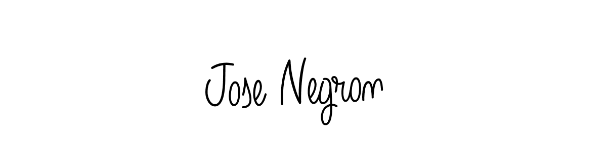 Angelique-Rose-font-FFP is a professional signature style that is perfect for those who want to add a touch of class to their signature. It is also a great choice for those who want to make their signature more unique. Get Jose Negron  name to fancy signature for free. Jose Negron  signature style 5 images and pictures png