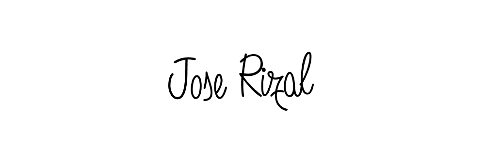 You should practise on your own different ways (Angelique-Rose-font-FFP) to write your name (Jose Rizal) in signature. don't let someone else do it for you. Jose Rizal signature style 5 images and pictures png