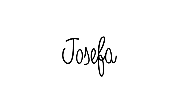 The best way (Angelique-Rose-font-FFP) to make a short signature is to pick only two or three words in your name. The name Josefa include a total of six letters. For converting this name. Josefa signature style 5 images and pictures png