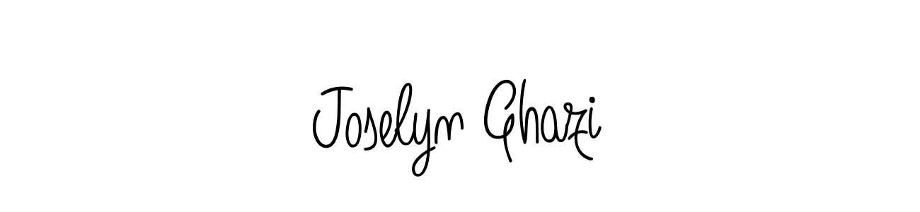 Also You can easily find your signature by using the search form. We will create Joselyn Ghazi name handwritten signature images for you free of cost using Angelique-Rose-font-FFP sign style. Joselyn Ghazi signature style 5 images and pictures png