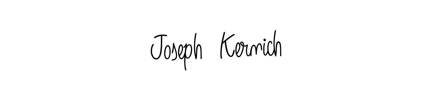 Similarly Angelique-Rose-font-FFP is the best handwritten signature design. Signature creator online .You can use it as an online autograph creator for name Joseph  Kernich. Joseph  Kernich signature style 5 images and pictures png