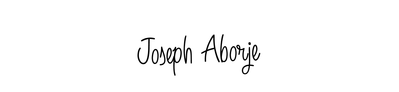 Design your own signature with our free online signature maker. With this signature software, you can create a handwritten (Angelique-Rose-font-FFP) signature for name Joseph Aborje. Joseph Aborje signature style 5 images and pictures png