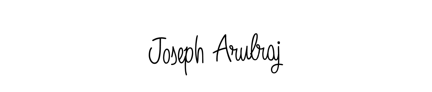 Make a beautiful signature design for name Joseph Arulraj. With this signature (Angelique-Rose-font-FFP) style, you can create a handwritten signature for free. Joseph Arulraj signature style 5 images and pictures png