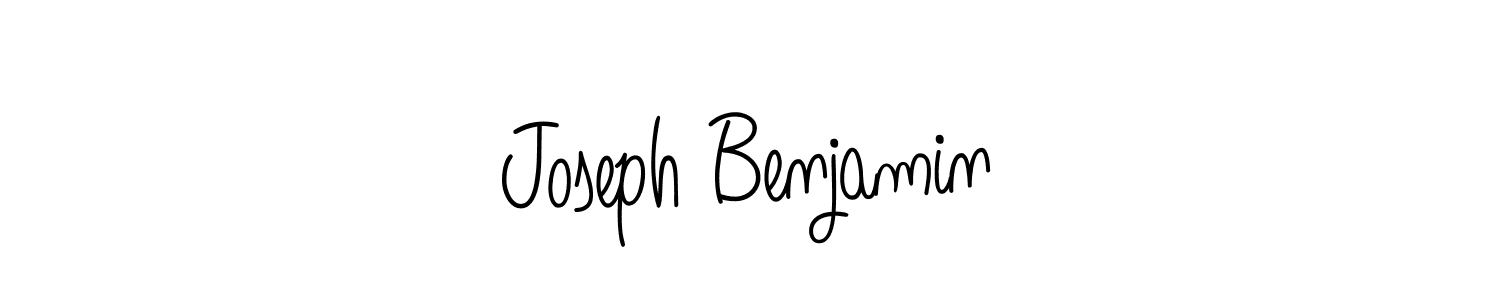 Joseph Benjamin stylish signature style. Best Handwritten Sign (Angelique-Rose-font-FFP) for my name. Handwritten Signature Collection Ideas for my name Joseph Benjamin. Joseph Benjamin signature style 5 images and pictures png