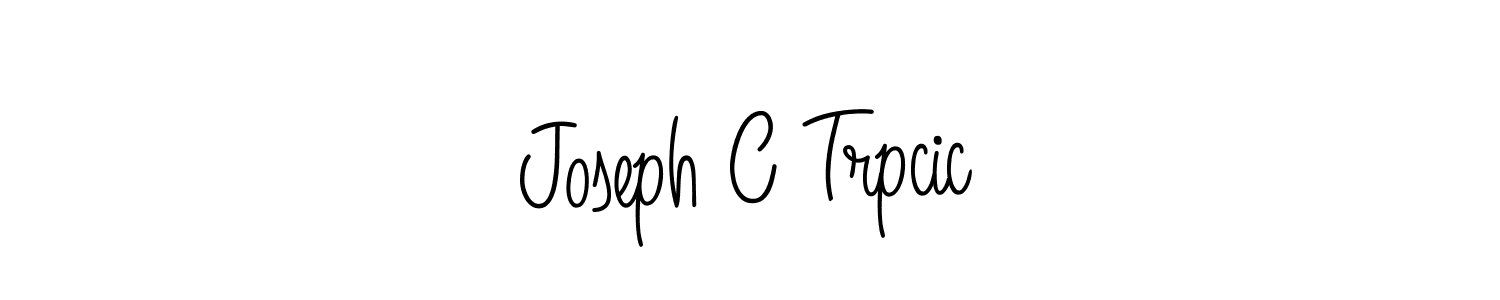 This is the best signature style for the Joseph C Trpcic name. Also you like these signature font (Angelique-Rose-font-FFP). Mix name signature. Joseph C Trpcic signature style 5 images and pictures png