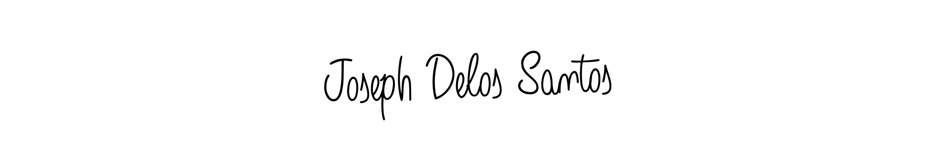 Use a signature maker to create a handwritten signature online. With this signature software, you can design (Angelique-Rose-font-FFP) your own signature for name Joseph Delos Santos. Joseph Delos Santos signature style 5 images and pictures png