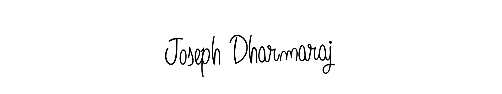 How to make Joseph Dharmaraj name signature. Use Angelique-Rose-font-FFP style for creating short signs online. This is the latest handwritten sign. Joseph Dharmaraj signature style 5 images and pictures png