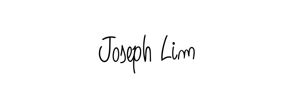 You should practise on your own different ways (Angelique-Rose-font-FFP) to write your name (Joseph Lim) in signature. don't let someone else do it for you. Joseph Lim signature style 5 images and pictures png