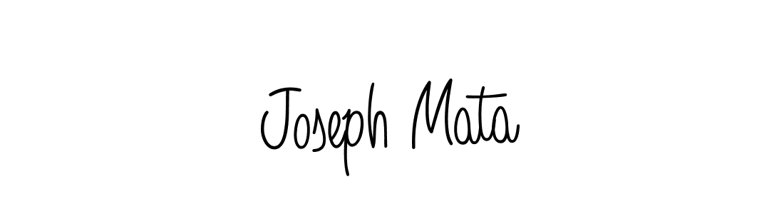 The best way (Angelique-Rose-font-FFP) to make a short signature is to pick only two or three words in your name. The name Joseph Mata include a total of six letters. For converting this name. Joseph Mata signature style 5 images and pictures png