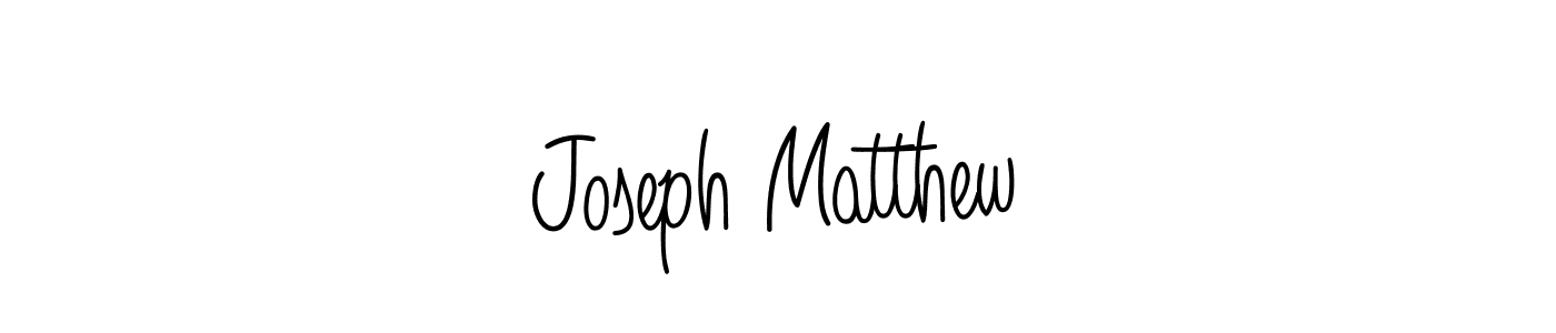 Make a beautiful signature design for name Joseph Matthew. With this signature (Angelique-Rose-font-FFP) style, you can create a handwritten signature for free. Joseph Matthew signature style 5 images and pictures png