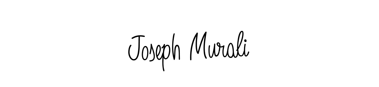 How to make Joseph Murali name signature. Use Angelique-Rose-font-FFP style for creating short signs online. This is the latest handwritten sign. Joseph Murali signature style 5 images and pictures png