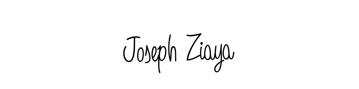 Design your own signature with our free online signature maker. With this signature software, you can create a handwritten (Angelique-Rose-font-FFP) signature for name Joseph Ziaya. Joseph Ziaya signature style 5 images and pictures png