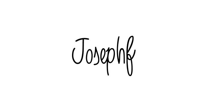 Josephf stylish signature style. Best Handwritten Sign (Angelique-Rose-font-FFP) for my name. Handwritten Signature Collection Ideas for my name Josephf. Josephf signature style 5 images and pictures png