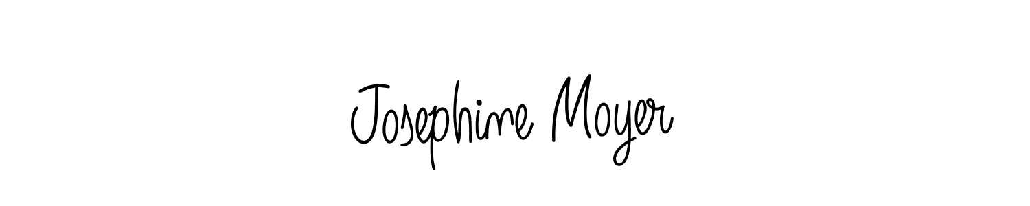 Design your own signature with our free online signature maker. With this signature software, you can create a handwritten (Angelique-Rose-font-FFP) signature for name Josephine Moyer. Josephine Moyer signature style 5 images and pictures png