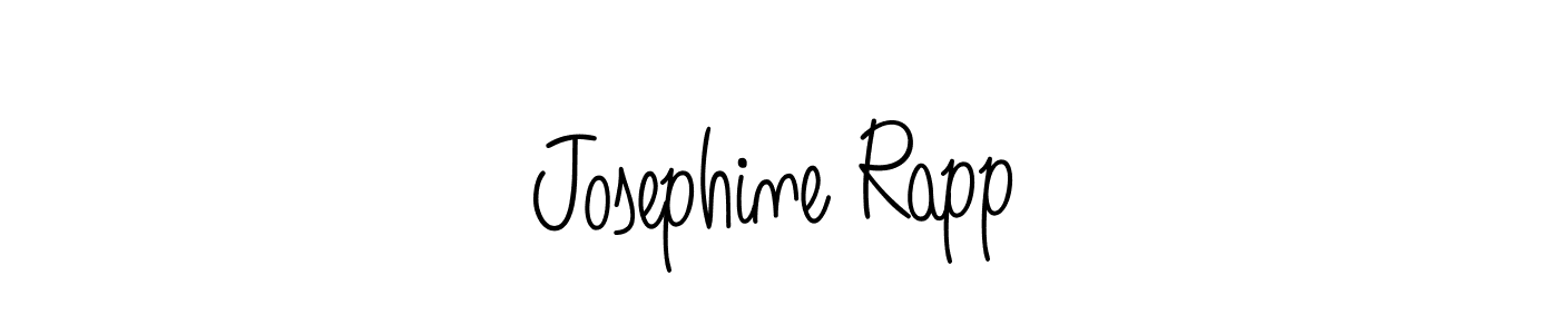 Angelique-Rose-font-FFP is a professional signature style that is perfect for those who want to add a touch of class to their signature. It is also a great choice for those who want to make their signature more unique. Get Josephine Rapp name to fancy signature for free. Josephine Rapp signature style 5 images and pictures png