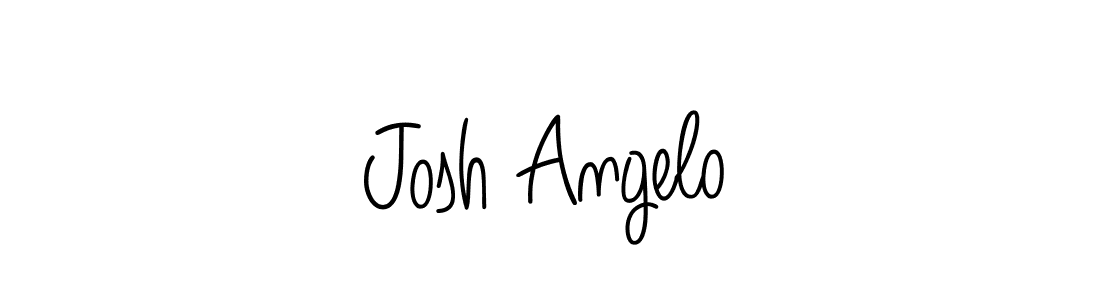 The best way (Angelique-Rose-font-FFP) to make a short signature is to pick only two or three words in your name. The name Josh Angelo include a total of six letters. For converting this name. Josh Angelo signature style 5 images and pictures png