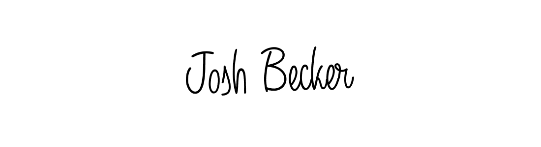Design your own signature with our free online signature maker. With this signature software, you can create a handwritten (Angelique-Rose-font-FFP) signature for name Josh Becker. Josh Becker signature style 5 images and pictures png