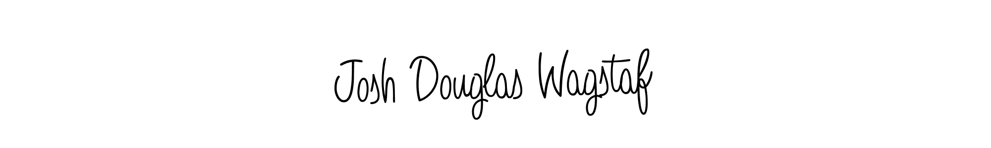 Josh Douglas Wagstaf stylish signature style. Best Handwritten Sign (Angelique-Rose-font-FFP) for my name. Handwritten Signature Collection Ideas for my name Josh Douglas Wagstaf. Josh Douglas Wagstaf signature style 5 images and pictures png