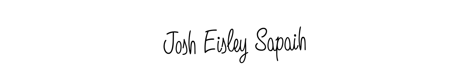 You should practise on your own different ways (Angelique-Rose-font-FFP) to write your name (Josh Eisley Sapaih) in signature. don't let someone else do it for you. Josh Eisley Sapaih signature style 5 images and pictures png