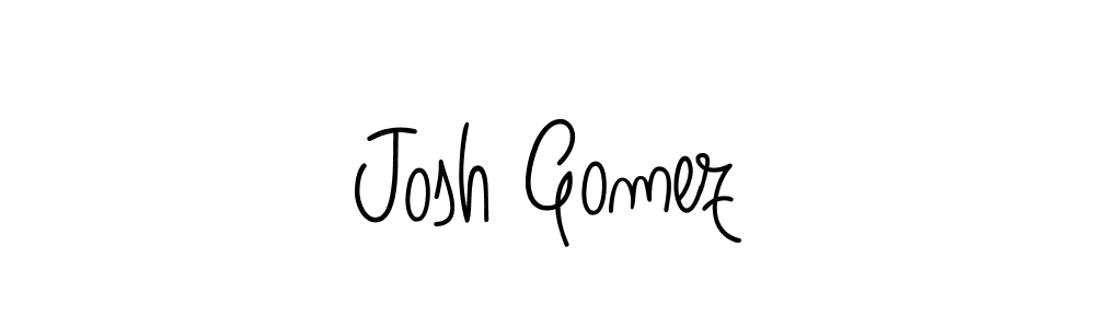 Design your own signature with our free online signature maker. With this signature software, you can create a handwritten (Angelique-Rose-font-FFP) signature for name Josh Gomez. Josh Gomez signature style 5 images and pictures png