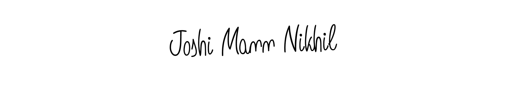 How to make Joshi Mann Nikhil signature? Angelique-Rose-font-FFP is a professional autograph style. Create handwritten signature for Joshi Mann Nikhil name. Joshi Mann Nikhil signature style 5 images and pictures png