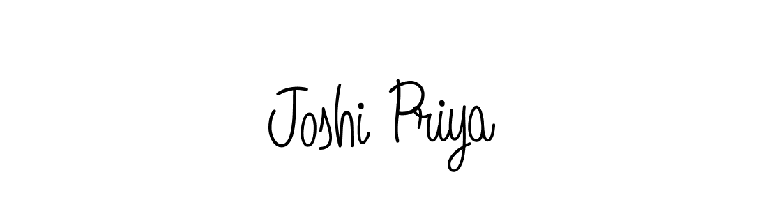How to make Joshi Priya signature? Angelique-Rose-font-FFP is a professional autograph style. Create handwritten signature for Joshi Priya name. Joshi Priya signature style 5 images and pictures png