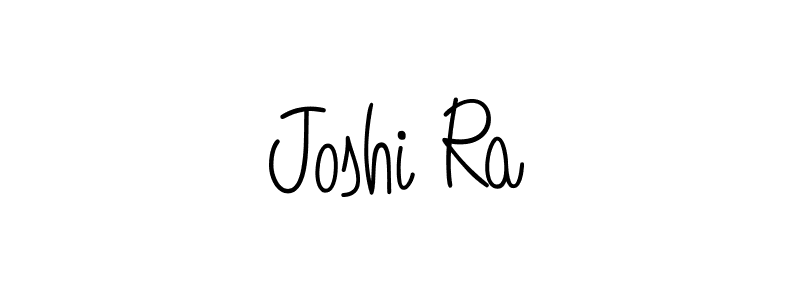 The best way (Angelique-Rose-font-FFP) to make a short signature is to pick only two or three words in your name. The name Joshi Ra include a total of six letters. For converting this name. Joshi Ra signature style 5 images and pictures png
