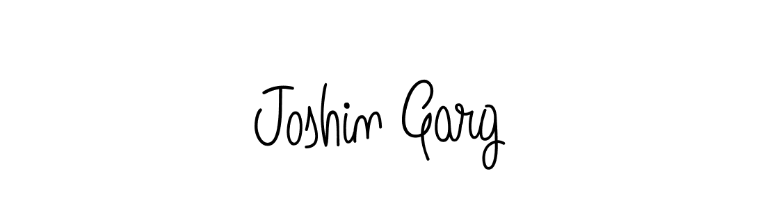 The best way (Angelique-Rose-font-FFP) to make a short signature is to pick only two or three words in your name. The name Joshin Garg include a total of six letters. For converting this name. Joshin Garg signature style 5 images and pictures png