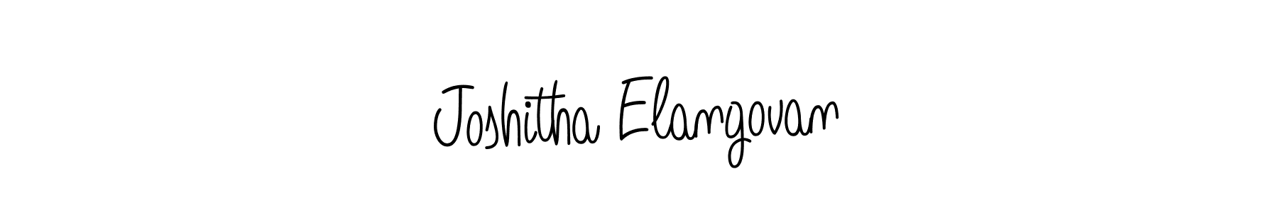 Make a short Joshitha Elangovan signature style. Manage your documents anywhere anytime using Angelique-Rose-font-FFP. Create and add eSignatures, submit forms, share and send files easily. Joshitha Elangovan signature style 5 images and pictures png