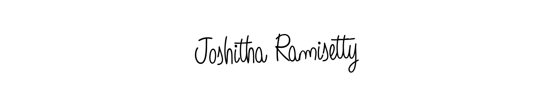 Check out images of Autograph of Joshitha Ramisetty name. Actor Joshitha Ramisetty Signature Style. Angelique-Rose-font-FFP is a professional sign style online. Joshitha Ramisetty signature style 5 images and pictures png