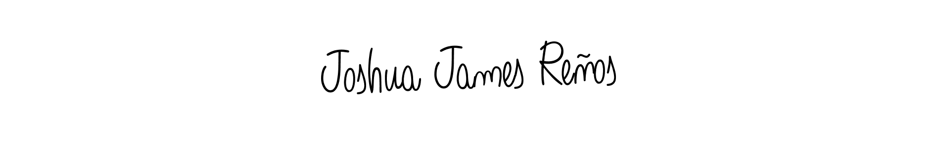 Joshua James Reños stylish signature style. Best Handwritten Sign (Angelique-Rose-font-FFP) for my name. Handwritten Signature Collection Ideas for my name Joshua James Reños. Joshua James Reños signature style 5 images and pictures png