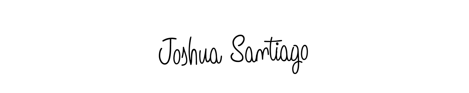 Design your own signature with our free online signature maker. With this signature software, you can create a handwritten (Angelique-Rose-font-FFP) signature for name Joshua Santiago. Joshua Santiago signature style 5 images and pictures png