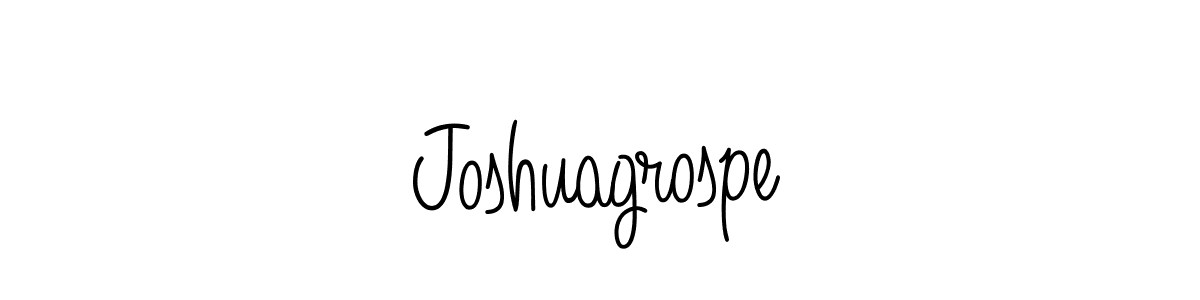 Also we have Joshuagrospe name is the best signature style. Create professional handwritten signature collection using Angelique-Rose-font-FFP autograph style. Joshuagrospe signature style 5 images and pictures png