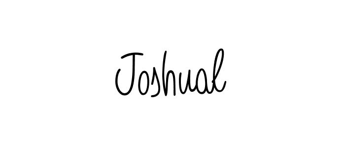 Make a beautiful signature design for name Joshual. With this signature (Angelique-Rose-font-FFP) style, you can create a handwritten signature for free. Joshual signature style 5 images and pictures png